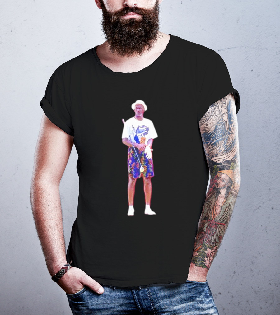 Michael Jordan Golf Outfit Bold Shorts T-Shirt
