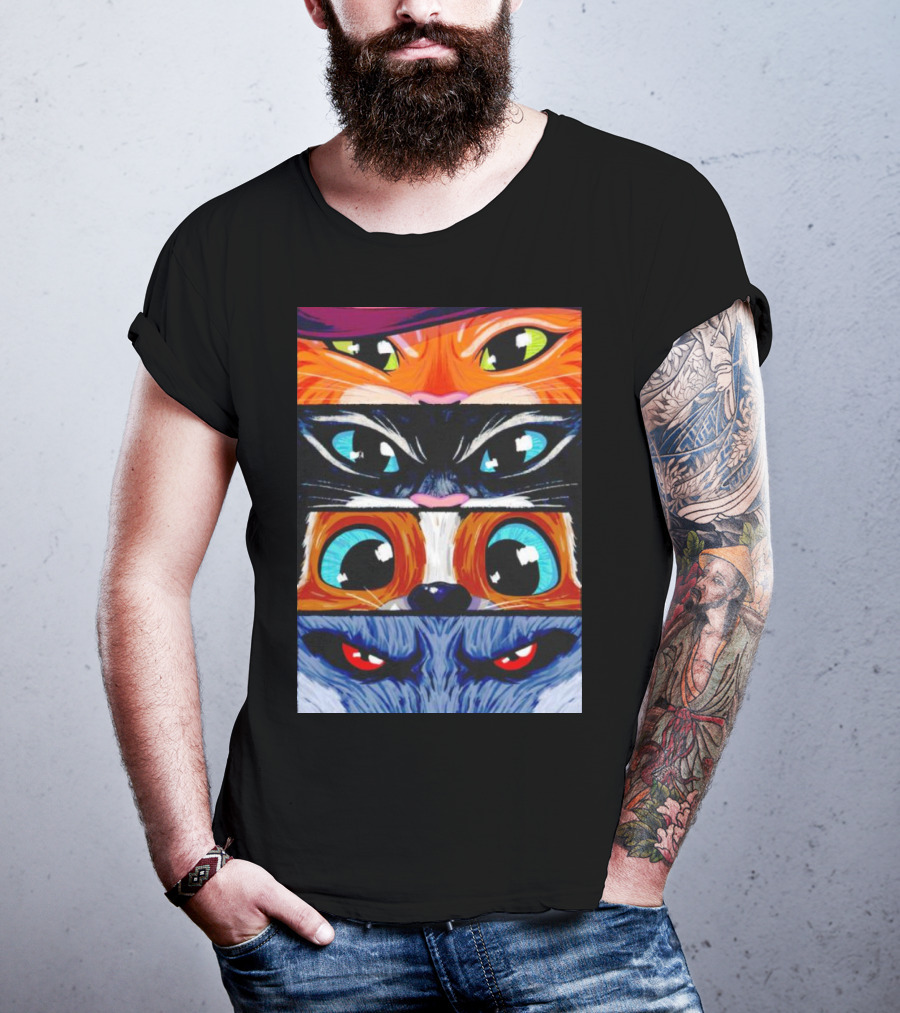 Puss In Boots Eye Expressions Collection T-Shirt