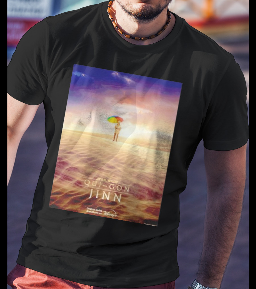 Star Wars Qui-Gon Jinn Desert Scene Disney Plus Series T-Shirt