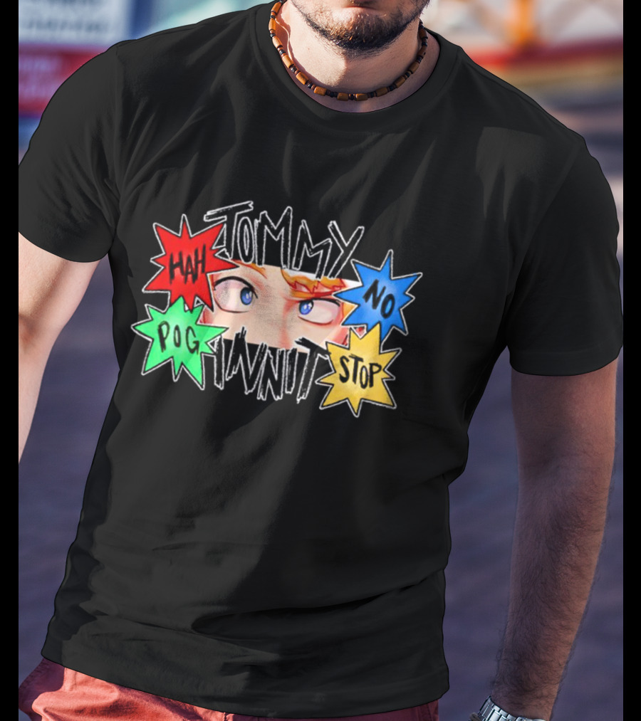 Tommyinnit Hah Pog No Stop Fanart T-Shirt