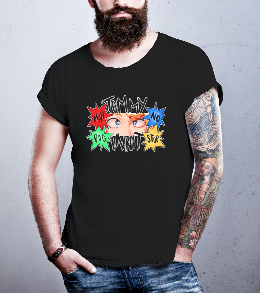 Tommyinnit Hah Pog No Stop Fanart T-Shirt