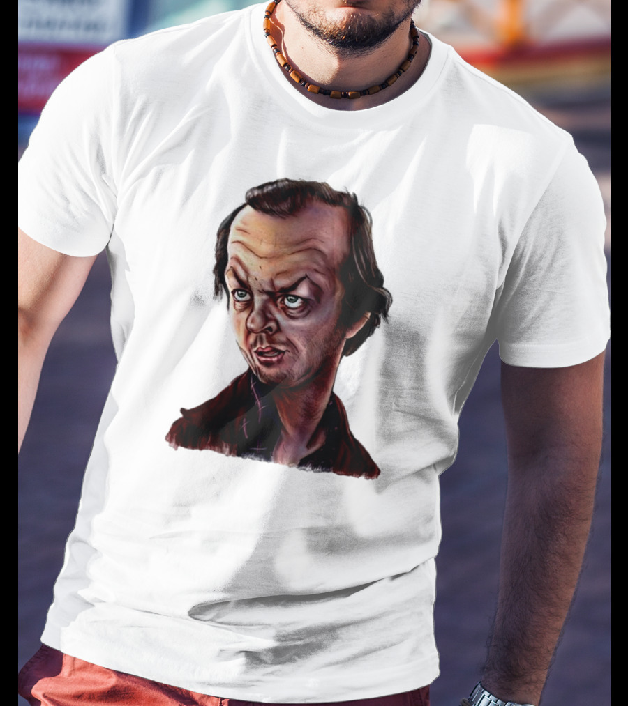 Jack The Caretaker Jack Torrance The Shining Caricature T-Shirt