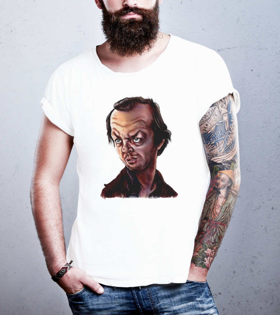 Jack The Caretaker Jack Torrance The Shining Caricature T-Shirt