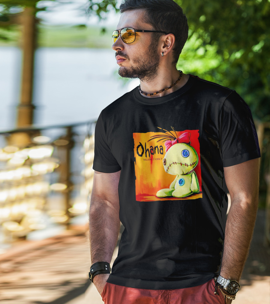 Ohana Means Family Scrump Stitch Doll T-Shirt