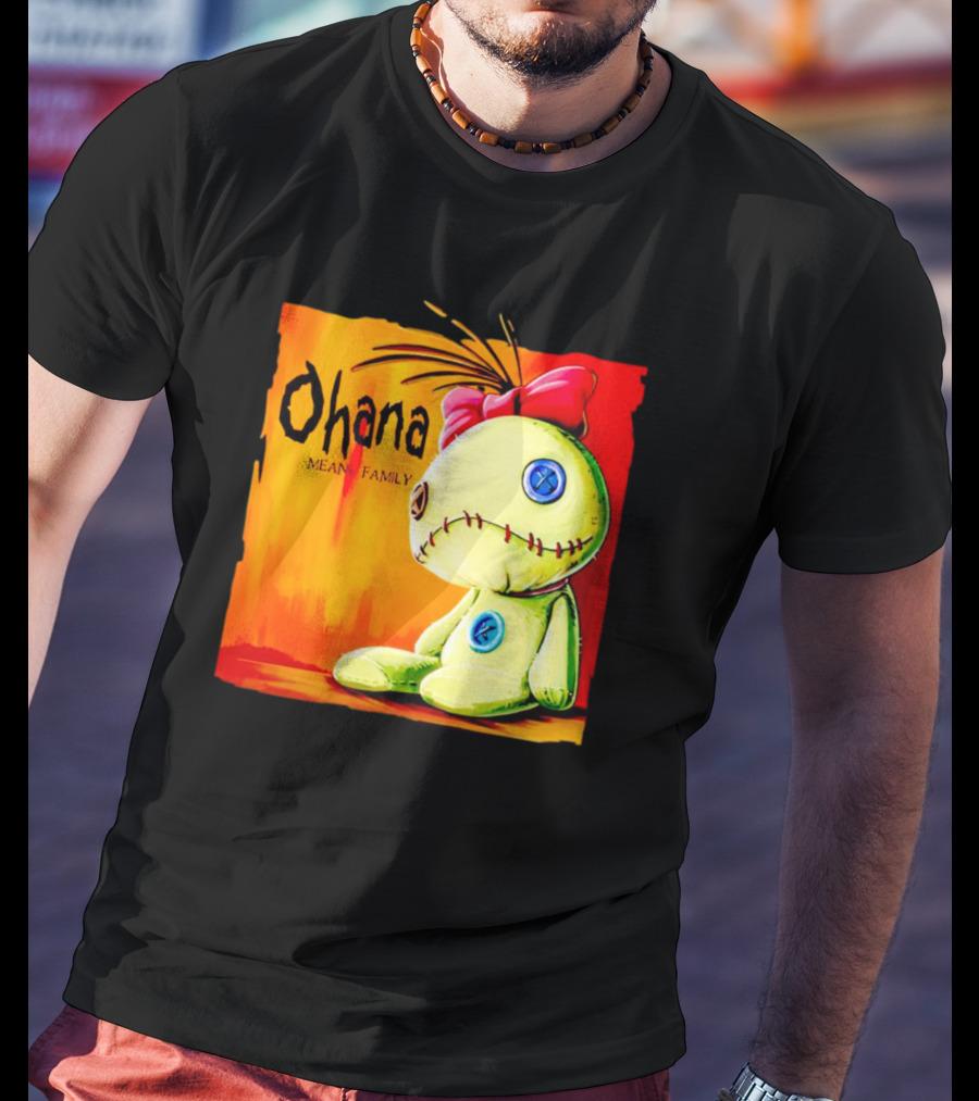 Ohana Means Family Scrump Stitch Doll T-Shirt