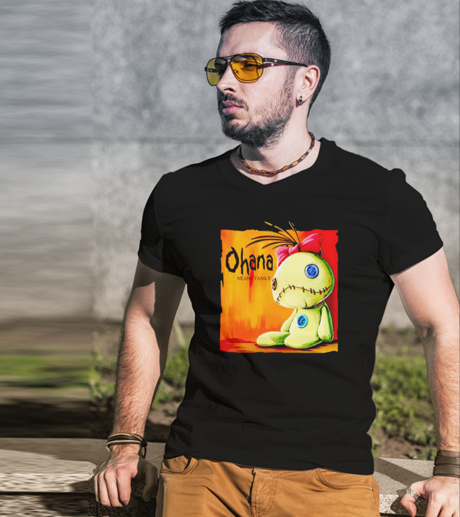 Ohana Means Family Scrump Stitch Doll T-Shirt