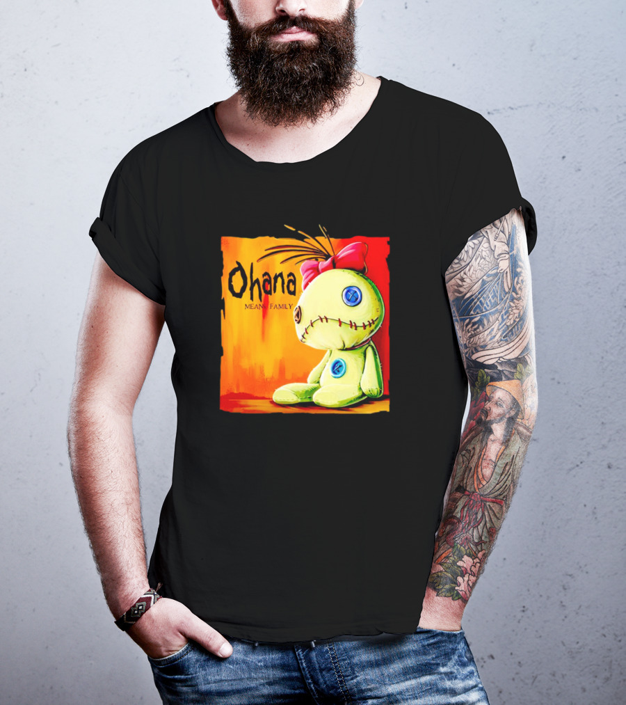Ohana Means Family Scrump Stitch Doll T-Shirt