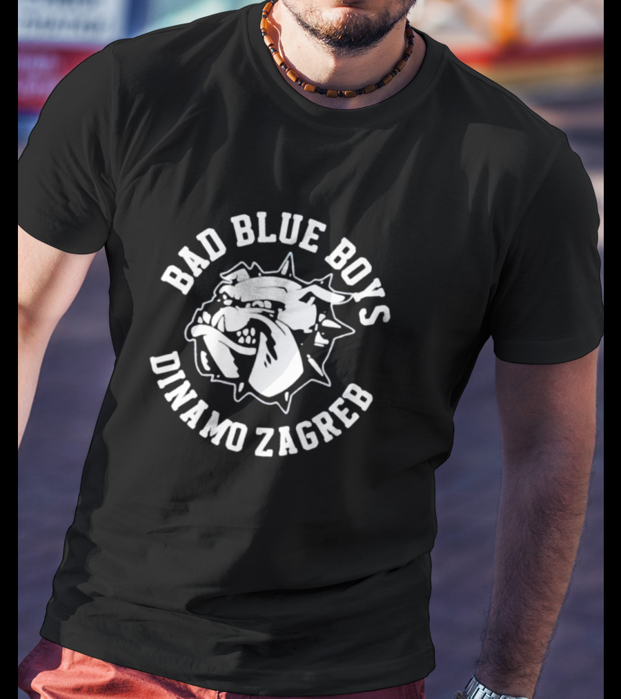 Bad Blue Boys Dinamo Zagreb Bulldog T-Shirt