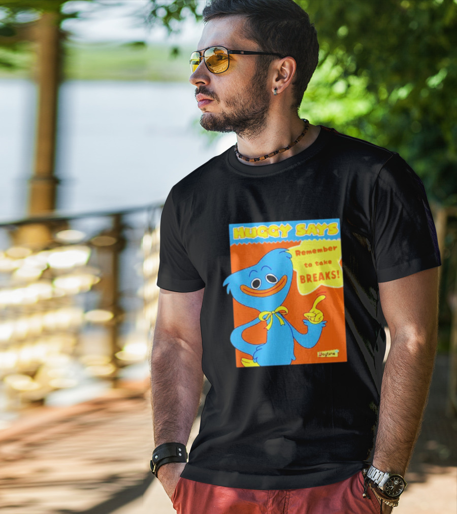 Huggy Says Remember To Take Breaks Playtime T-Shirt