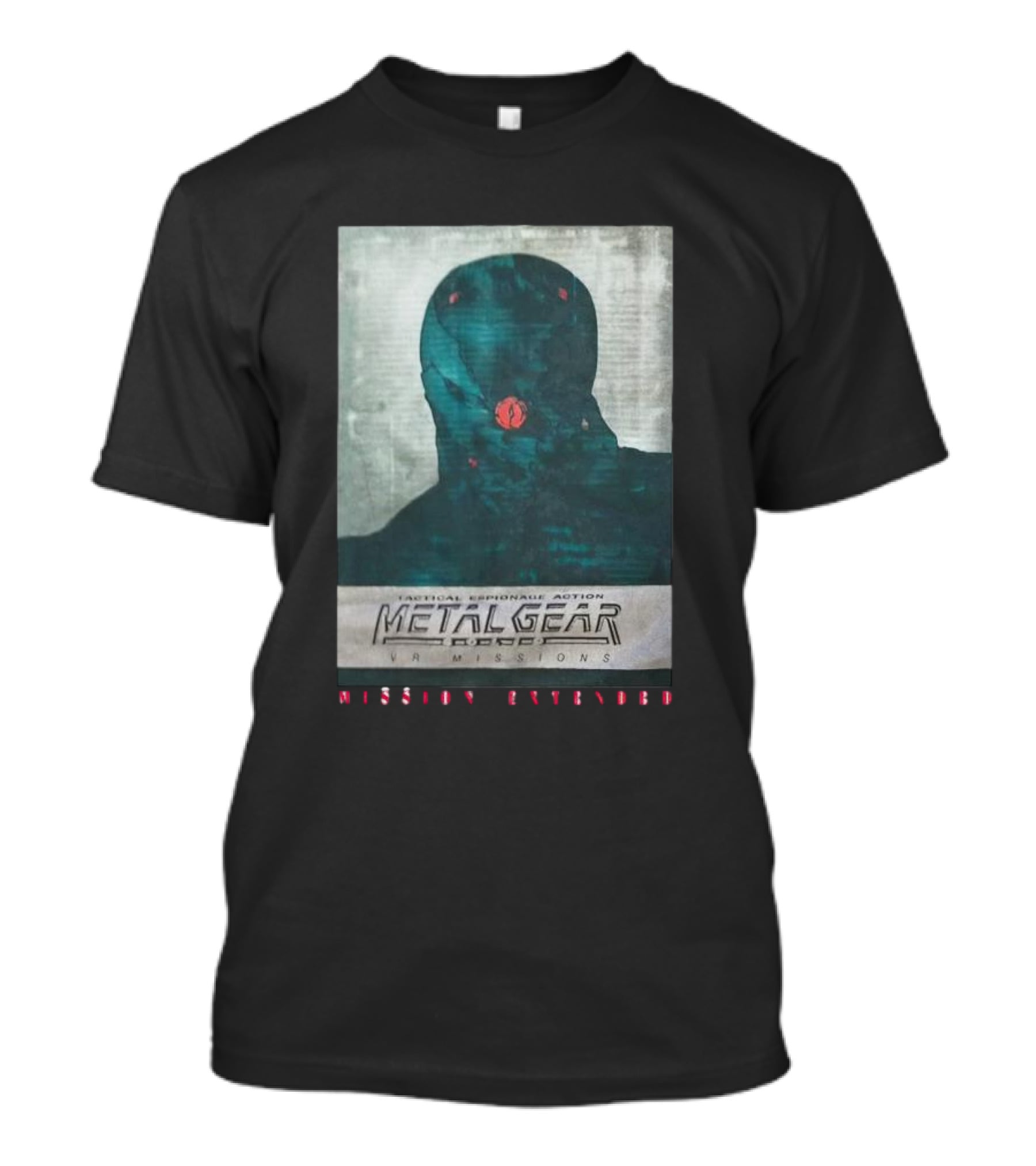 Metal Gear Solid Tactical Espionage Action VR Missions Mission Extended T-Shirt