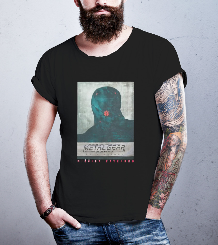 Metal Gear Solid Tactical Espionage Action VR Missions Mission Extended T-Shirt