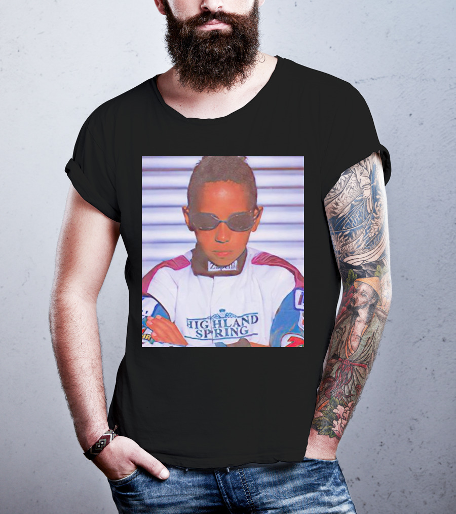 Highland Spring Racing Suit Young Lewis Hamilton T-Shirt