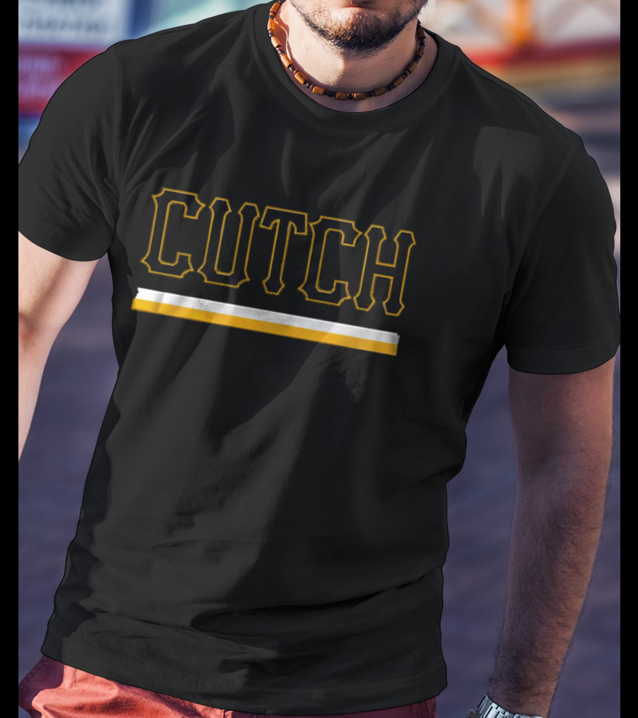 Cutch Andrew McCutchen Pittsburgh Black And Gold T-Shirt