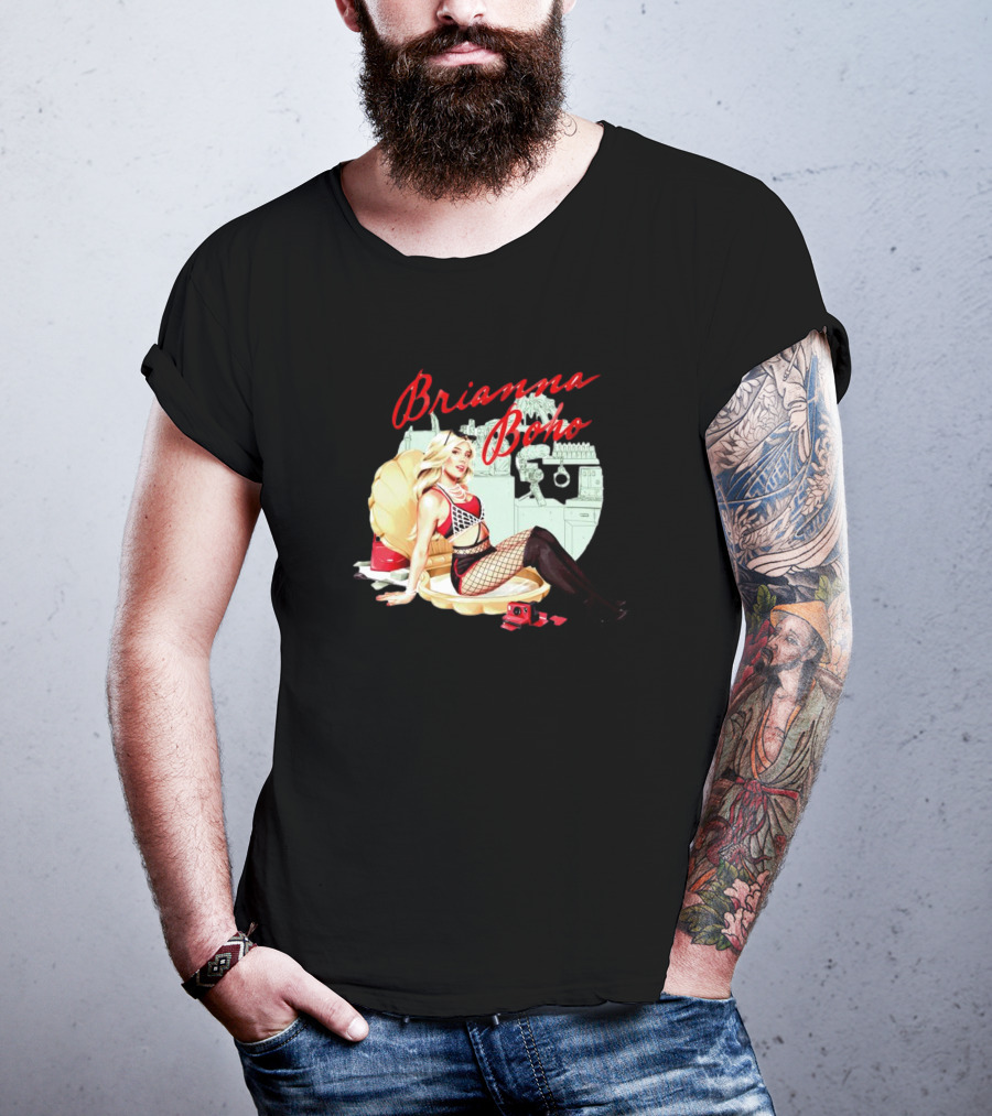 Brianna Boho In Shell With Retro Camera And Vintage Style Background T-Shirt