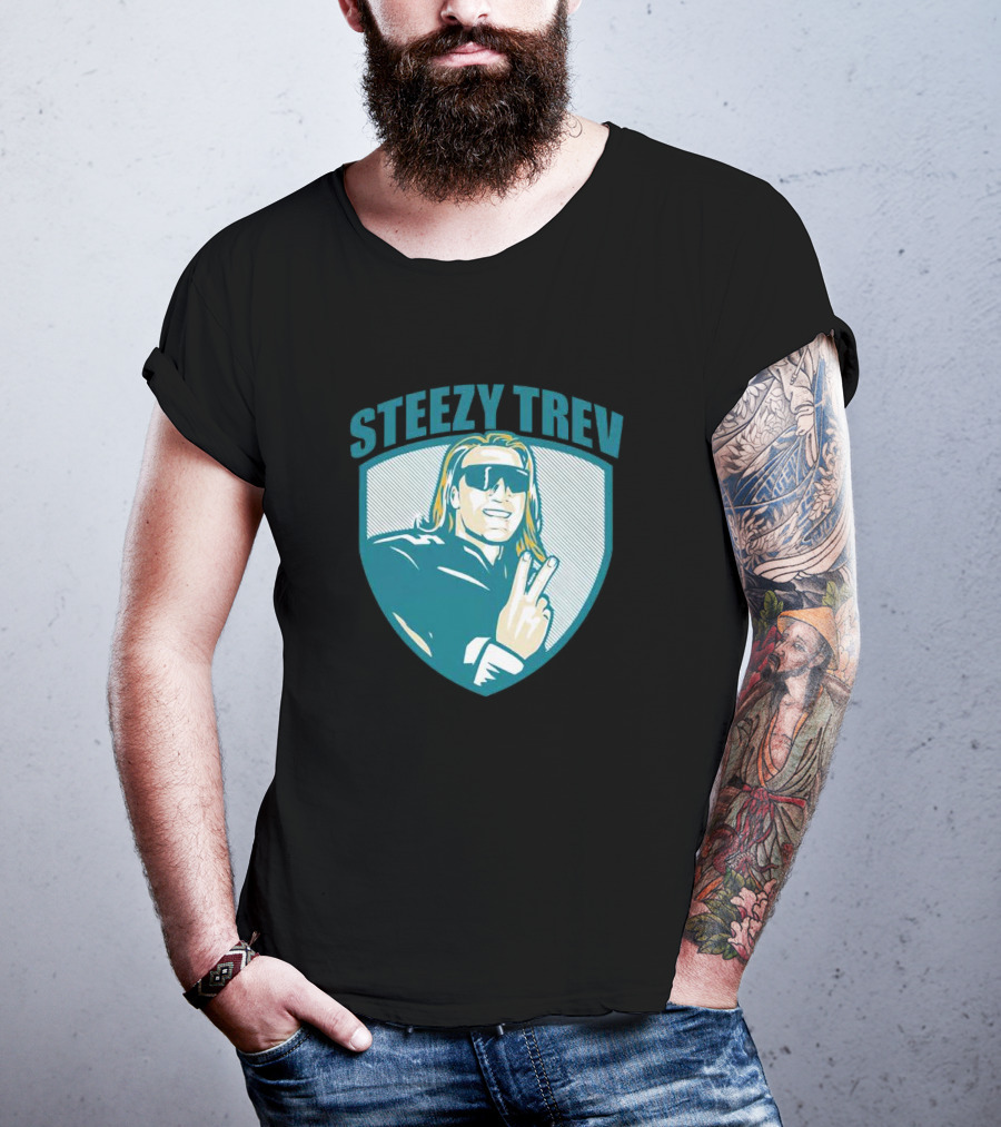 Jacksonville Steezy Trev Trevor Lawrence Peace Sign T-Shirt