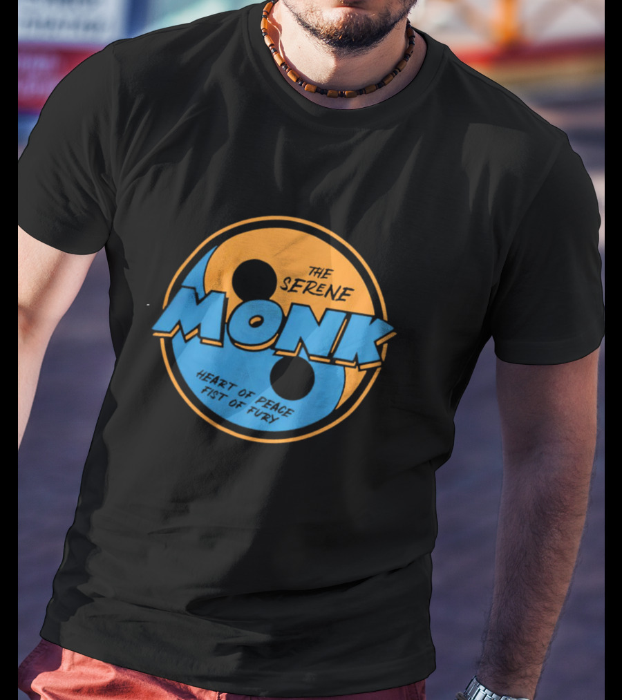 The Serene Monk Heart Of Peace Fist Of Fury T-Shirt