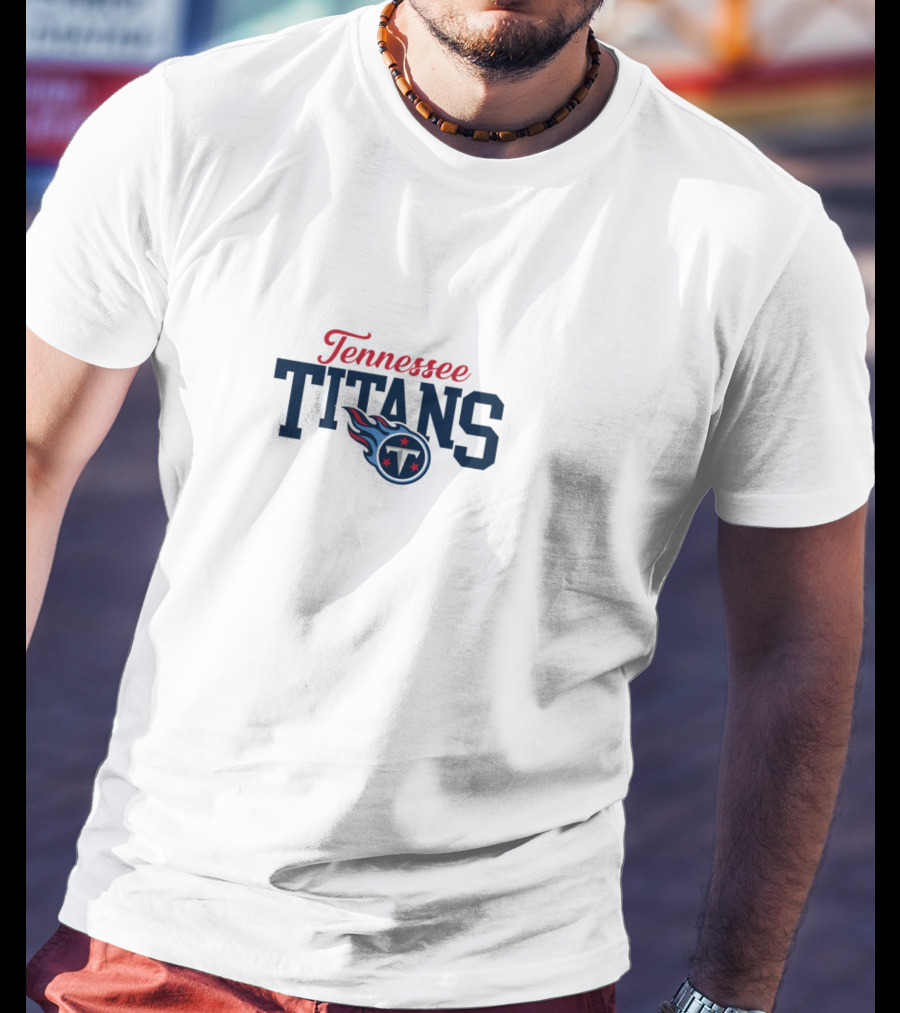 Tennessee Titans Logo Flame T-Shirt