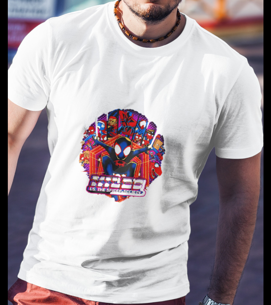 Miles Morales Anomaly US The Spider-Society Multiverse Characters T-Shirt