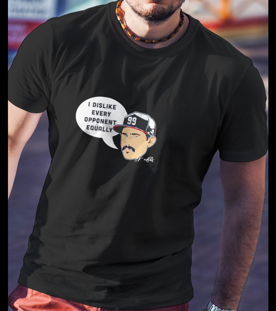 Spencer Strider 99 Atlanta Braves I Dislike Every Opponent Equally T-Shirt