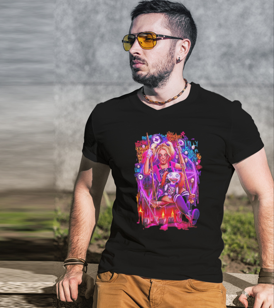 Alexa Bliss Lilly Made Me Do It Doll Graffiti Swing And Candles T-Shirt
