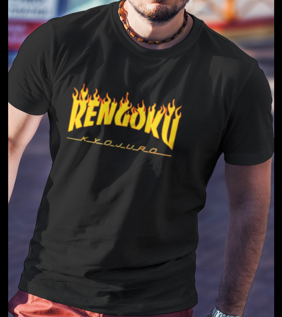 Demon Slayer Rengoku Kyojuro Flame T-Shirt
