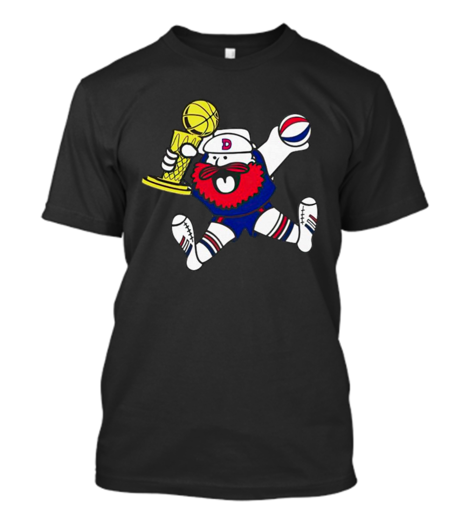 Nuggets Maxie Mascot Holding Basketball Trophy T-Shirt