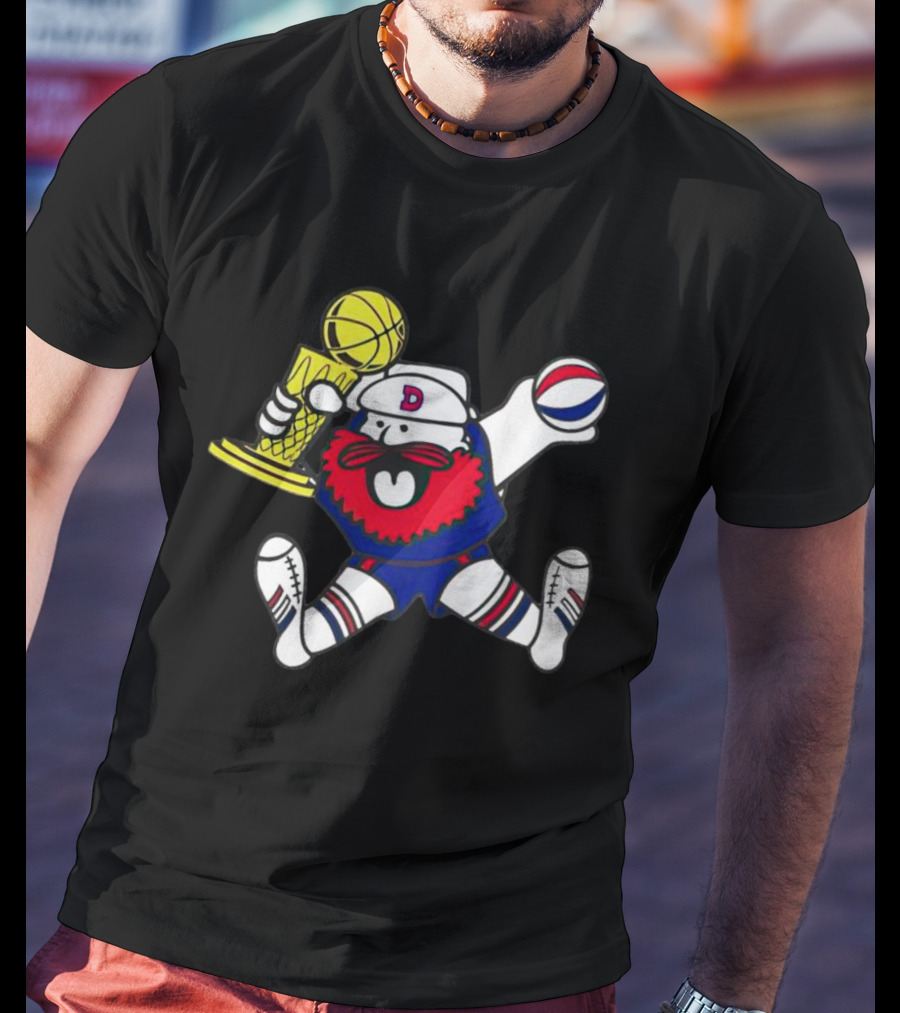 Nuggets Maxie Mascot Holding Basketball Trophy T-Shirt