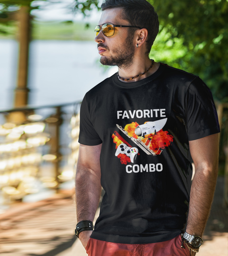Favorite Combo Oceangate Controller Submarine Explosion T-Shirt