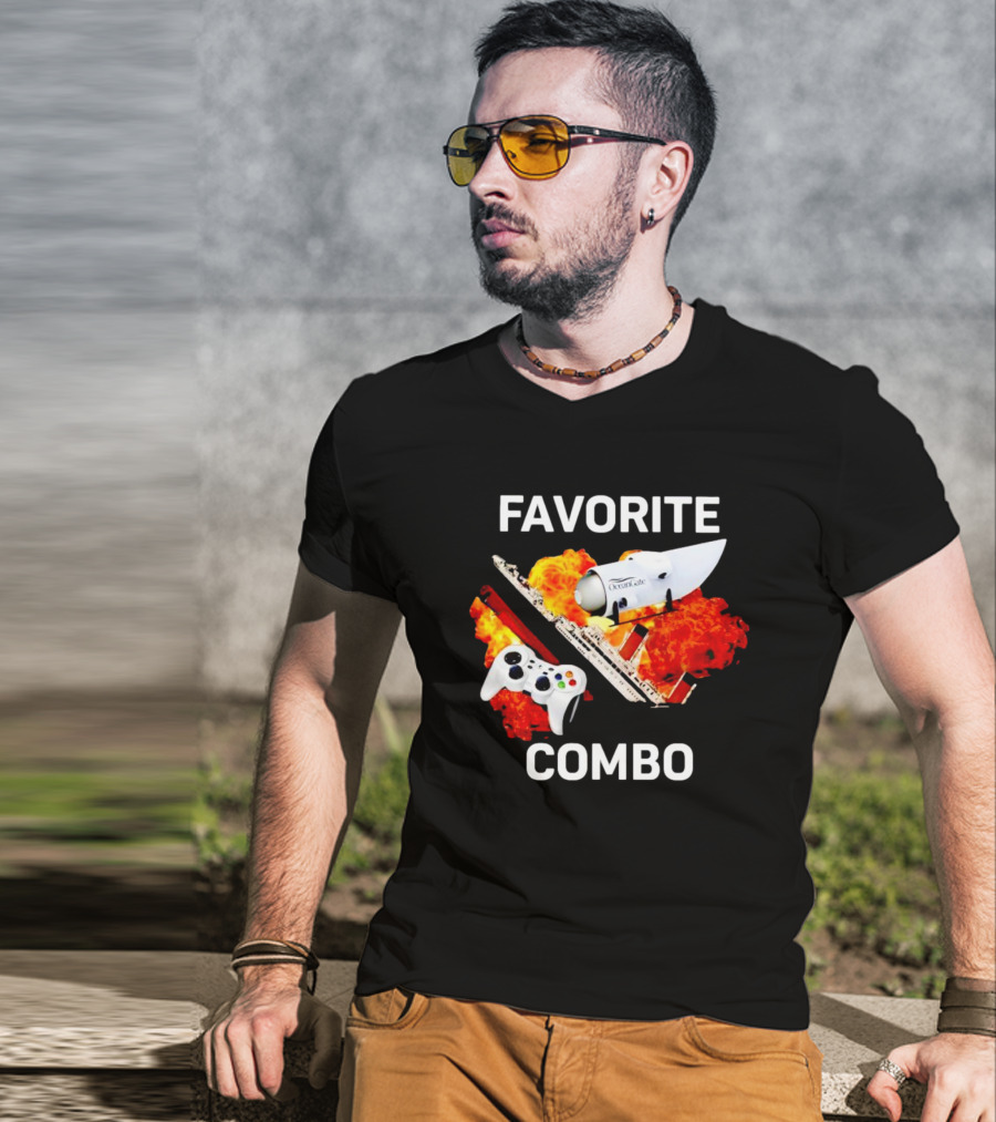 Favorite Combo Oceangate Controller Submarine Explosion T-Shirt