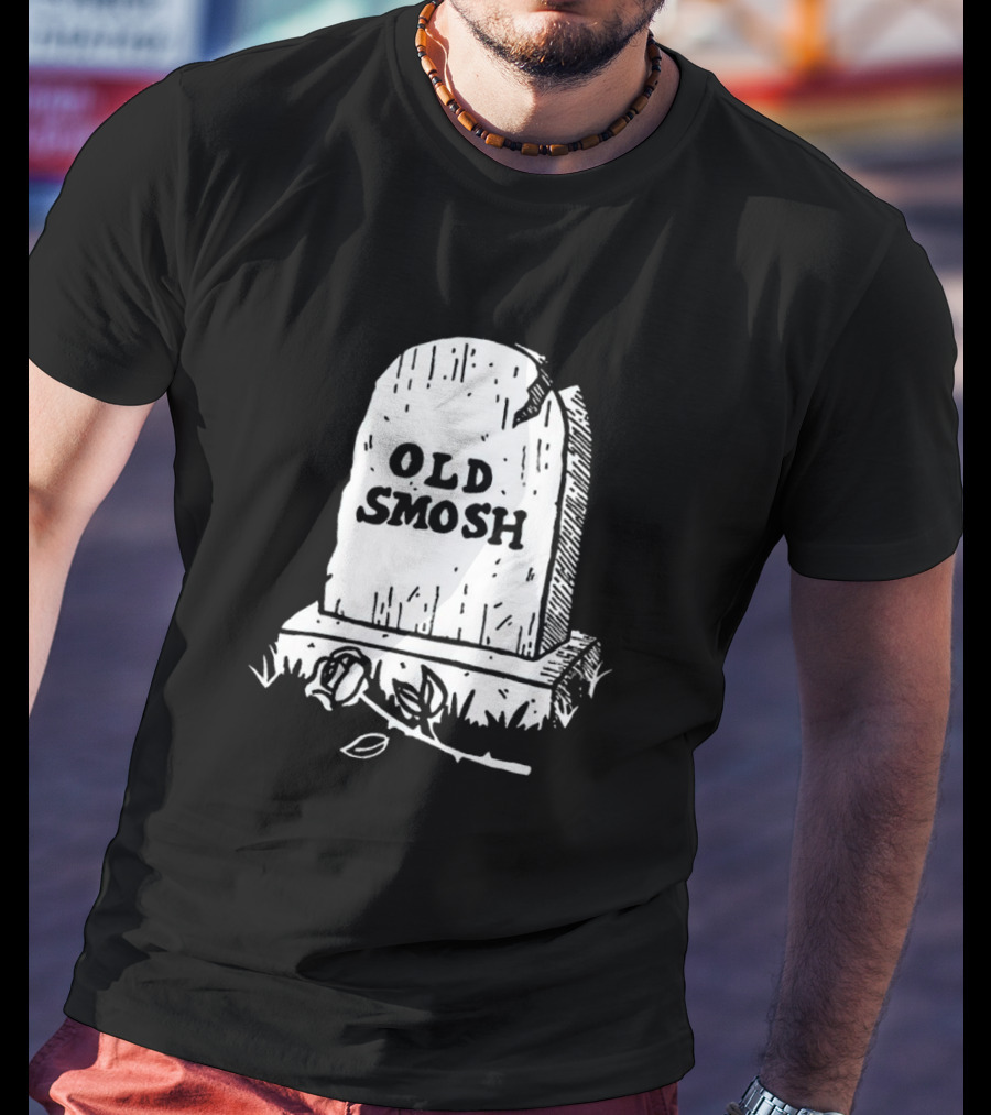 Old Smosh Tombstone Rose Memorial T-Shirt