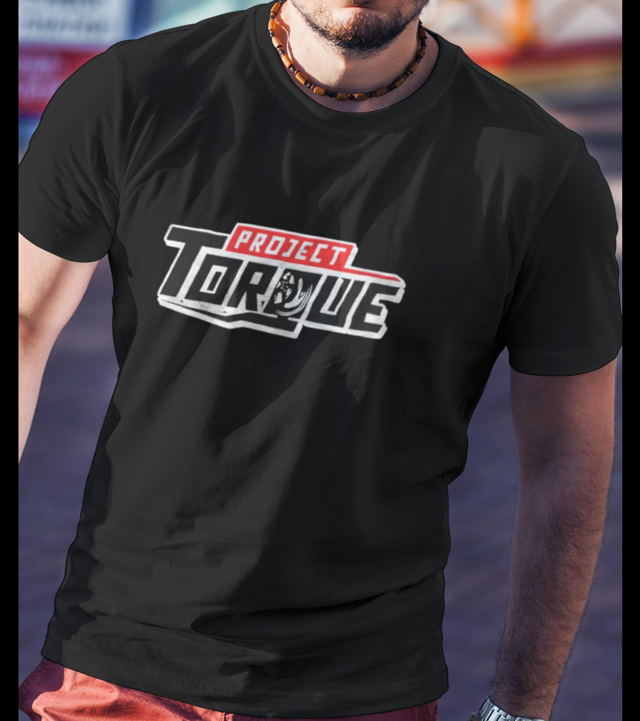 Project Torque Racing Logo With Tire T-Shirt