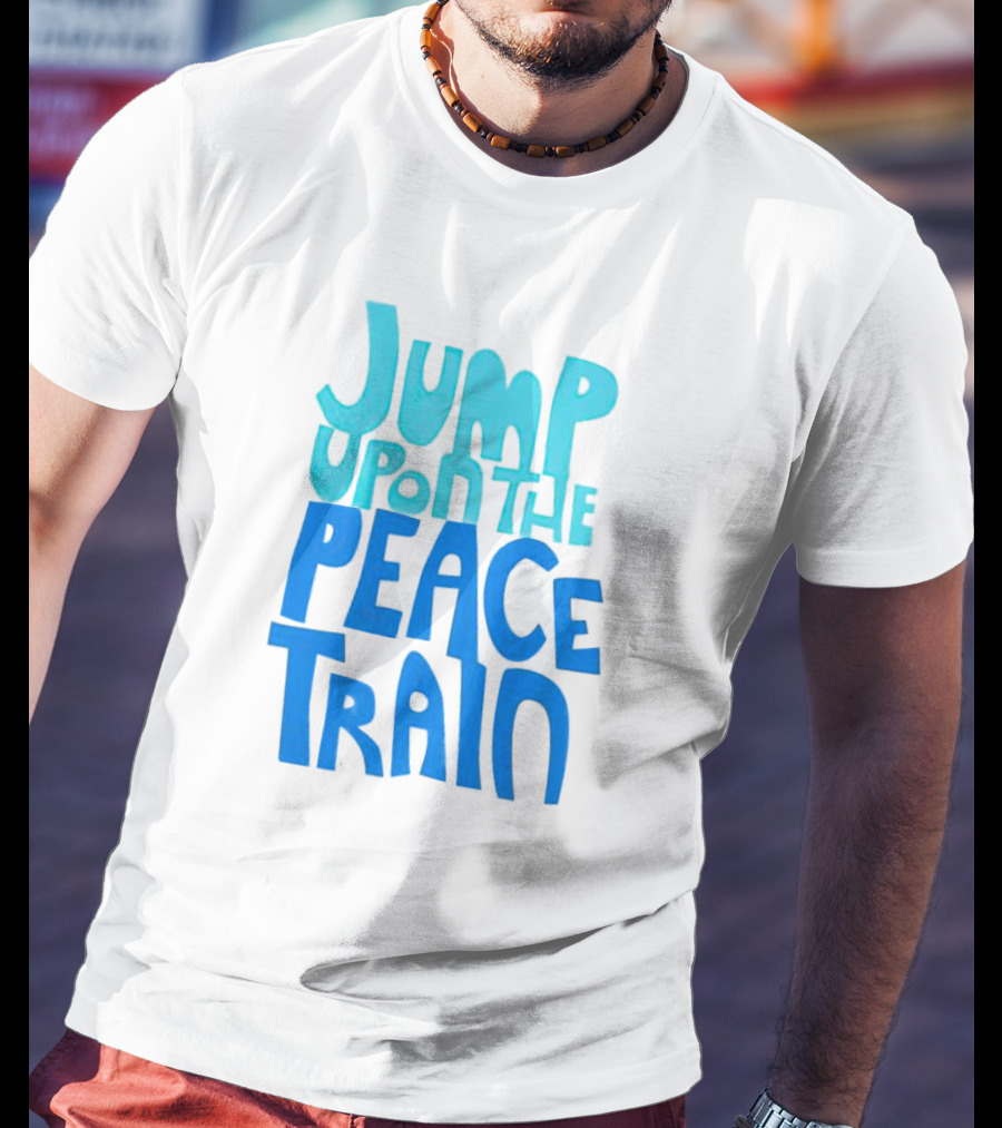 Jump Upon The Peace Train Retro Vibes T-Shirt