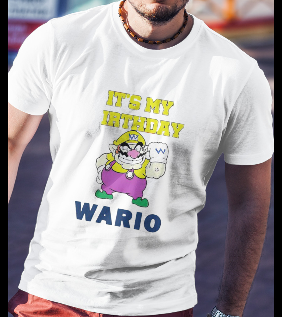 It's My Birthday Wario T-Shirt
