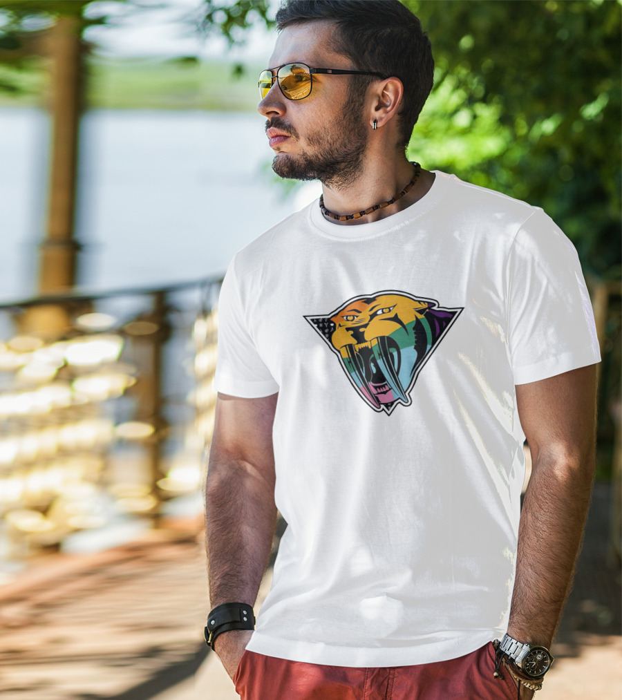 Nashville Predators Pride Rainbow T-Shirt