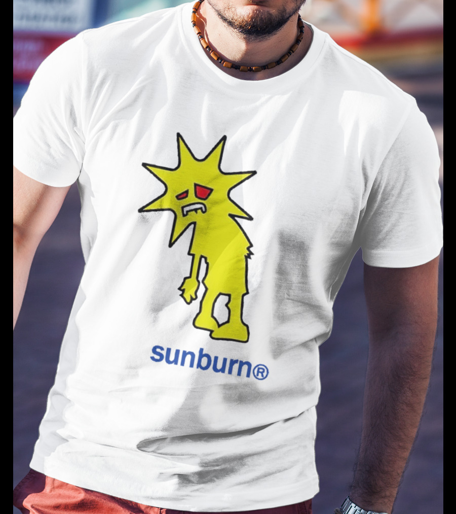 Dominic Fike Sunburn Yellow Sad Character T-Shirt