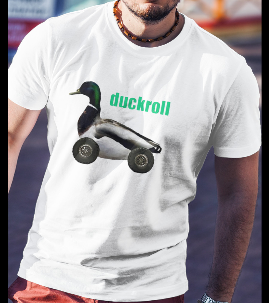 Duckroll Meme Hybrid With Wheels T-Shirt