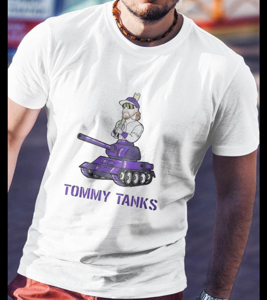 LSU Tigers Tommy White Tommy Tanks Baseball Tank T-Shirt