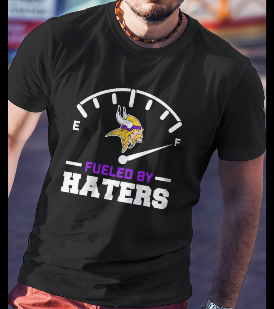 Fueled By Haters Viking Helmet Speedometer Full T-Shirt