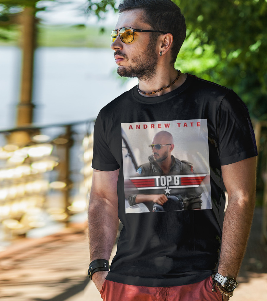 Andrew Tate Top G Pilot Aviator T-Shirt