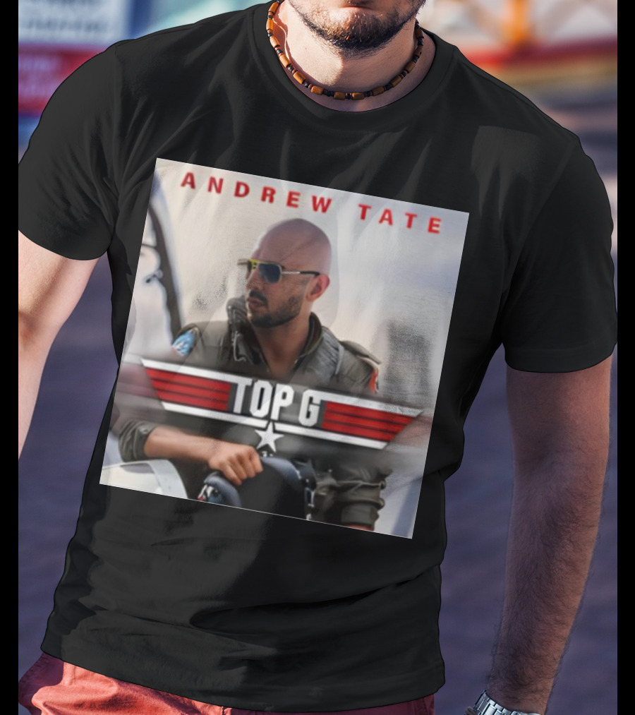 Andrew Tate Top G Pilot Aviator T-Shirt