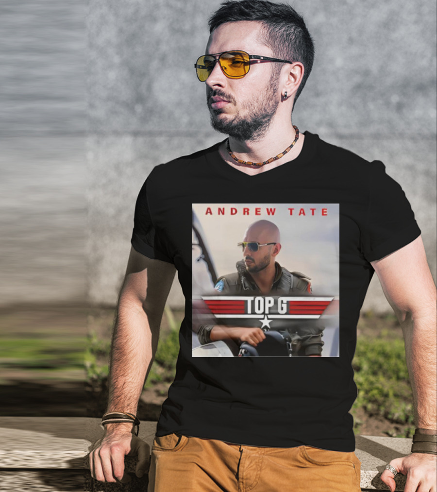 Andrew Tate Top G Pilot Aviator T-Shirt