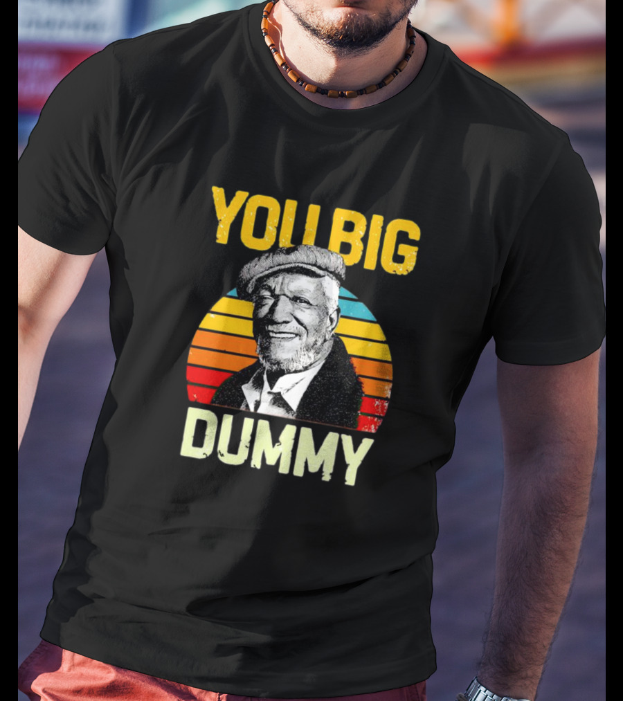 You Big Dummy Fred Sanford Vintage Retro Stripes T-Shirt
