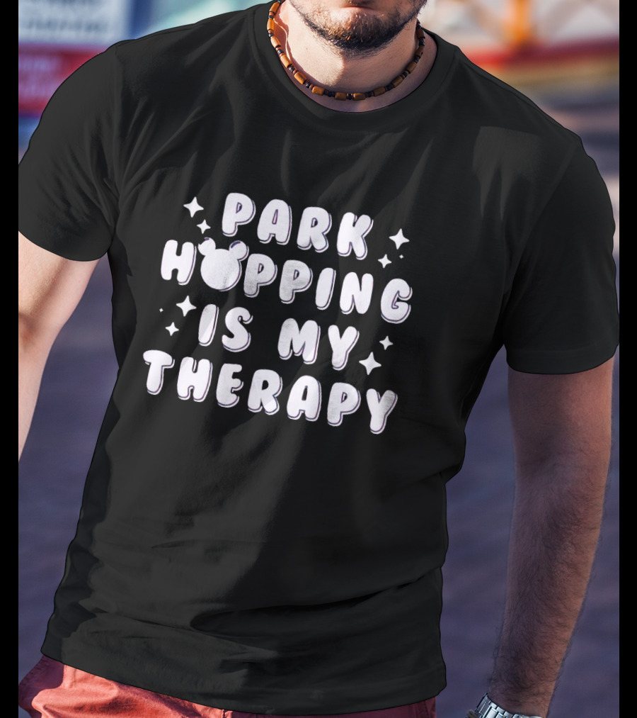 Park Hopping Is My Therapy Disney-Inspired Mickey T-Shirt