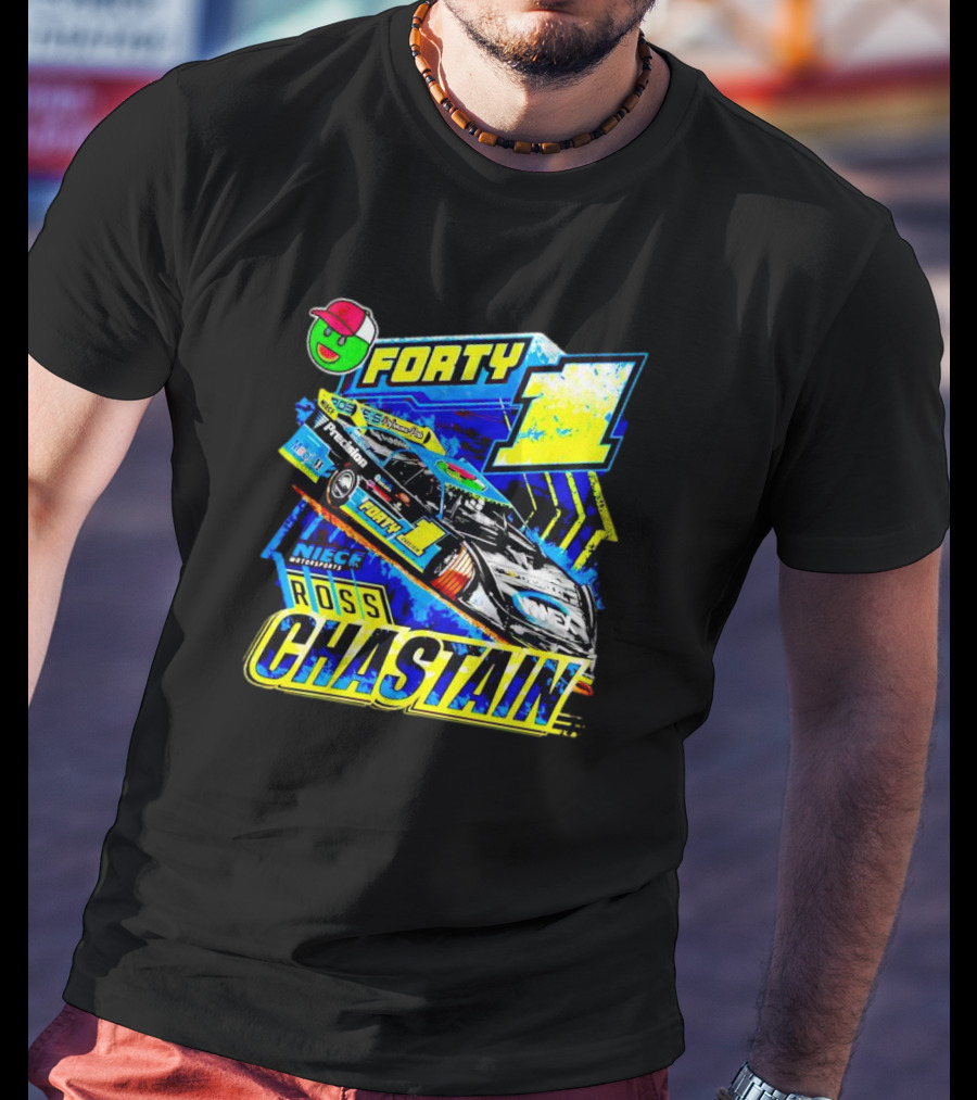 Ross Chastain Forty 1 Dirt Late Model Racing Niece Motorsports T-Shirt