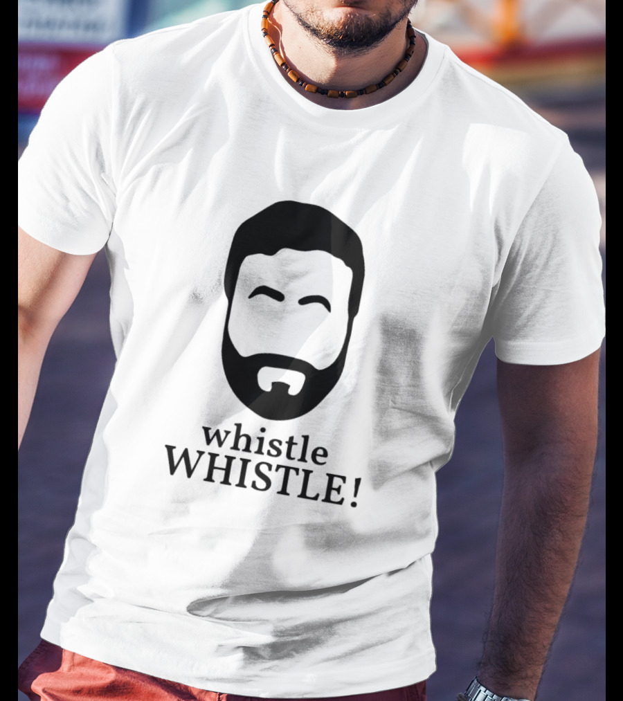 Roy Kent Ted Lasso Whistle Whistle Beard T-Shirt