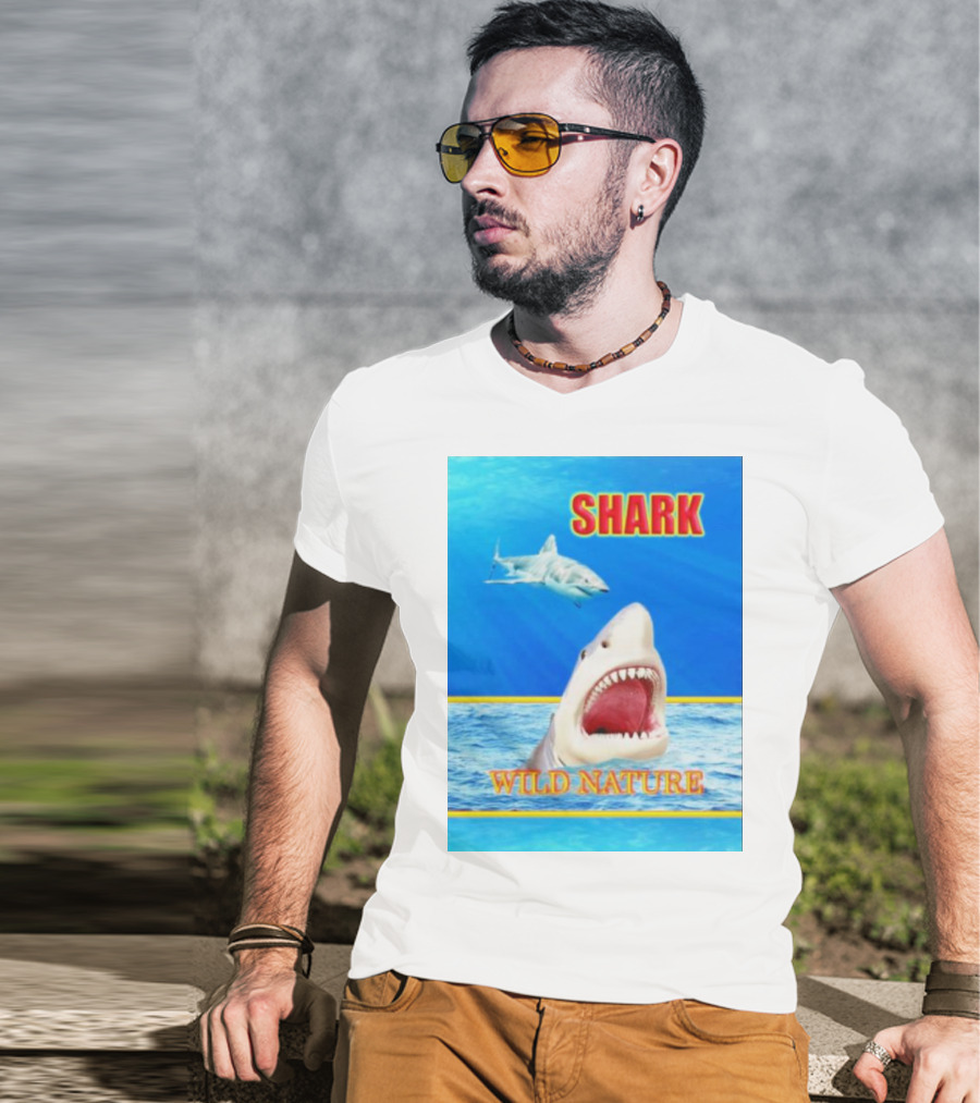 Shark Wild Nature Ocean Scene T-Shirt