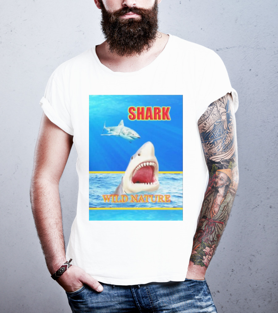 Shark Wild Nature Ocean Scene T-Shirt
