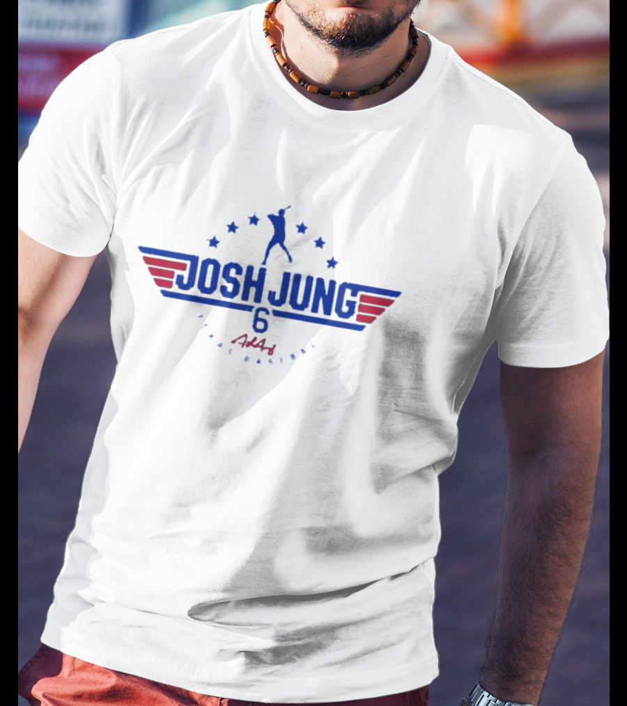 Texas Rangers Josh Jung 6 Top Gun T-Shirt