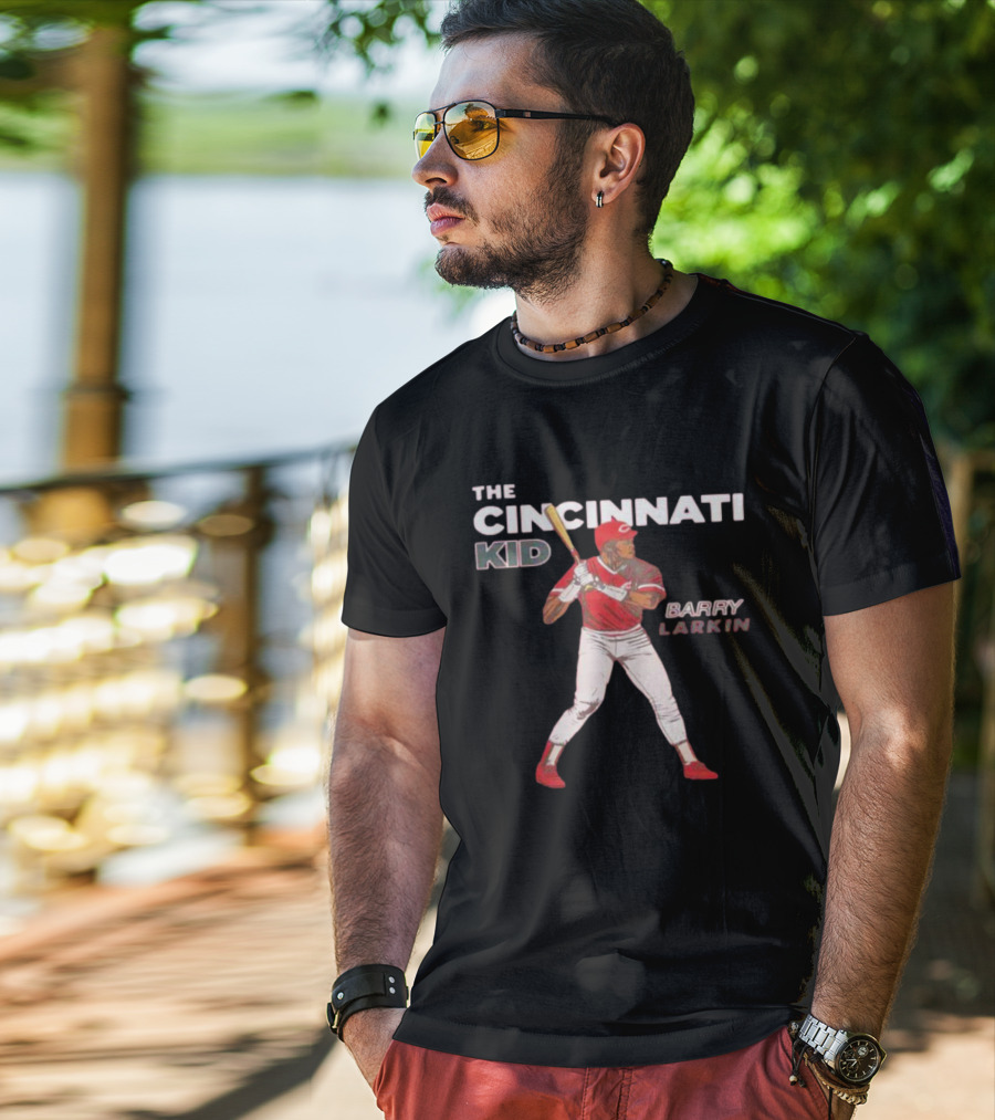 Barry Larkin The Cincinnati Kid Baseball Legend T-Shirt