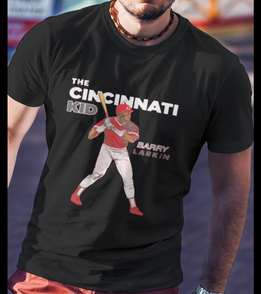 Barry Larkin The Cincinnati Kid Baseball Legend T-Shirt